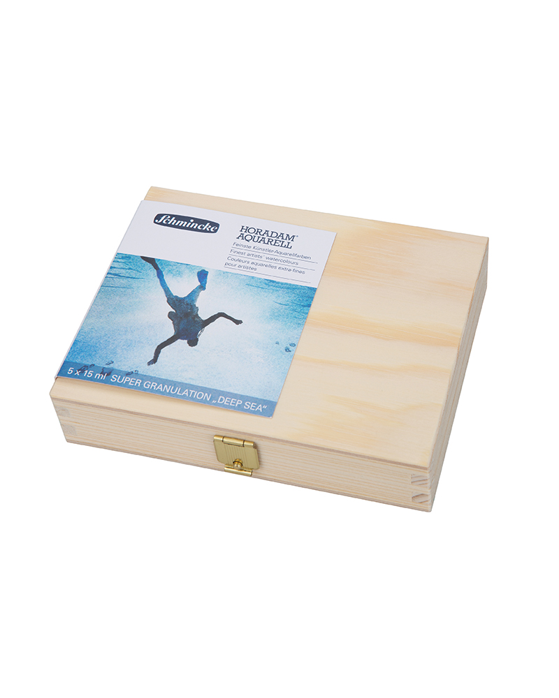 Set di Acquerelli Horadam Super Granulati 5×15 ml – Mare Profondo – SCHMINCKE - 3