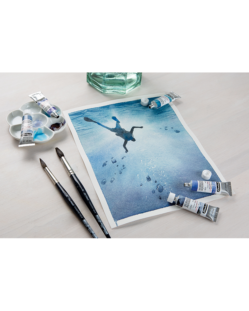 Set di Acquerelli Horadam Super Granulati 5×15 ml – Mare Profondo – SCHMINCKE - 6