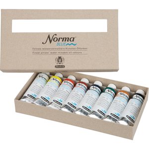 Set Colori ad Olio Diluibili in Acqua “Norma Blue”- SCHMINCKE - 2