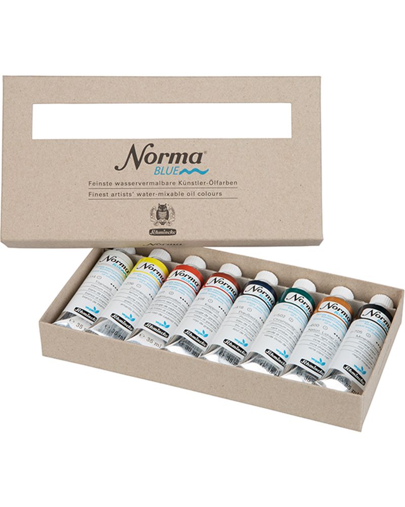 Set Colori ad Olio Diluibili in Acqua “Norma Blue”- SCHMINCKE - 2
