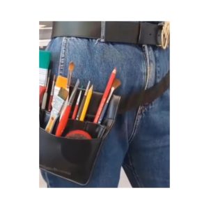 Tasca “porta pennelli e accessori” con cintura – Borciani e Bonazzi - 3