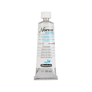 Colori ad Olio Diluibili in Acqua “Norma Blue” – SCHMINCKE – Bianco di titanio 114 – G1