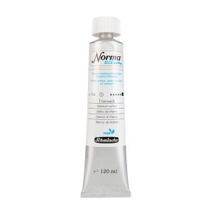 foto di Colori ad Olio Diluibili in Acqua "Norma Blue" Bianco Titanio 120 ml - SCHMINCKE
