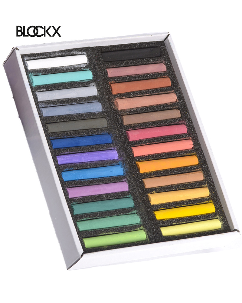 foto di Pastelli Secchi Blockx - confezione 24 pastelli "colori assortiti" - BLOCKX