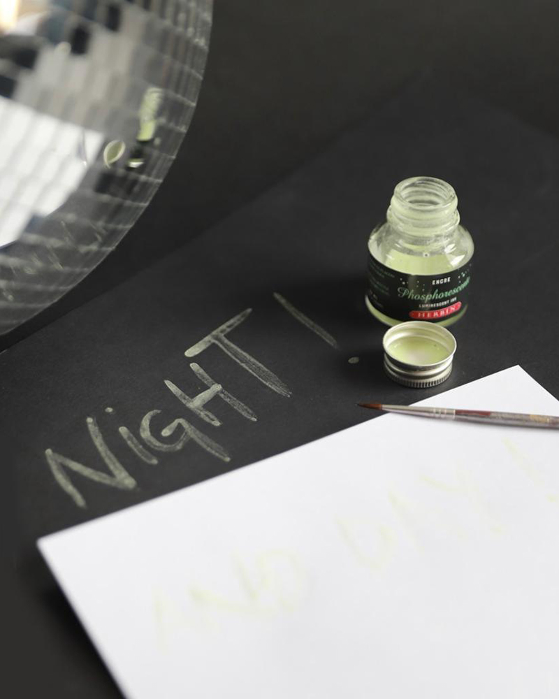 Herbin inchiostro fosforescente – Inchiostro luminescente da 30 ml - 1
