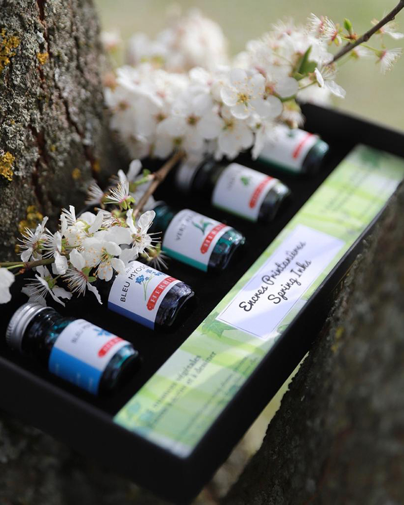 Confezione Inchiostri per stilografiche – 5 x 10 ml – “Set Primavera” HERBIN - 3