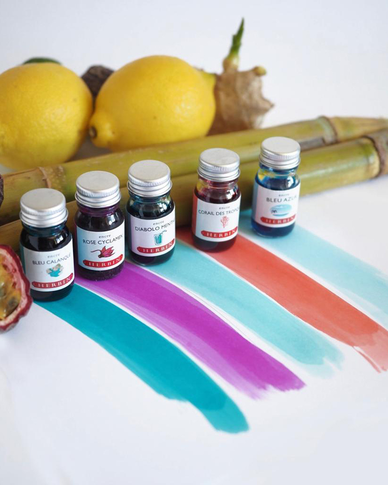 Confezione Inchiostri per stilografiche – 5 x 10 ml – “Set Estate” HERBIN - 1