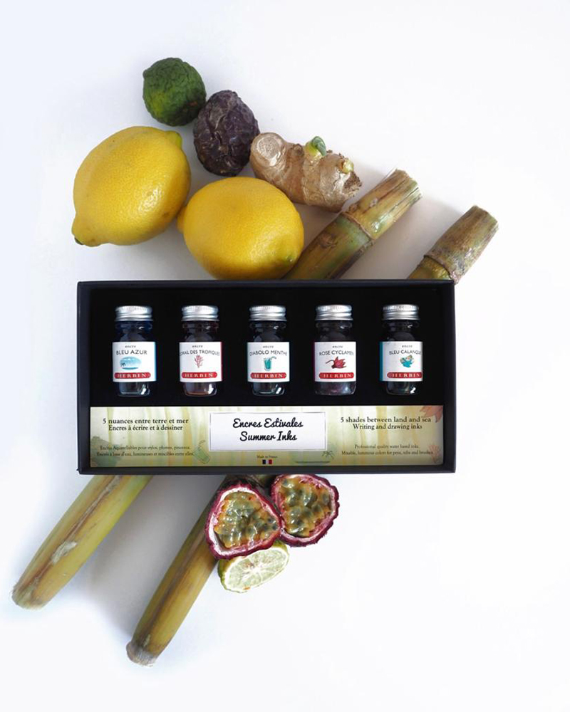 Confezione Inchiostri per stilografiche – 5 x 10 ml – “Set Estate” HERBIN - 3