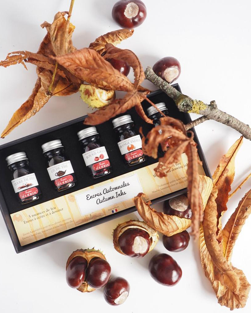 Confezione Inchiostri per stilografiche – 5 x 10 ml – “Set Autunno” HERBIN - 1