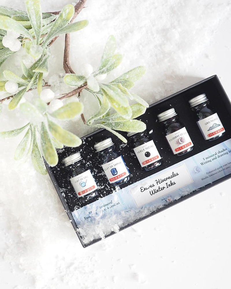 Confezione Inchiostri per stilografiche – 5 x 10 ml – “Set Inverno” HERBIN - 1
