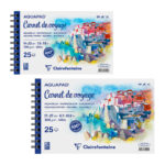 Aquapad "Carnet de voyage" con spirale - CLAIREFONTAINE