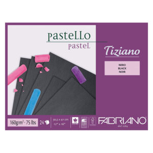 Blocco “Tiziano Nero” – 160 g/m² per pastello – FABRIANO