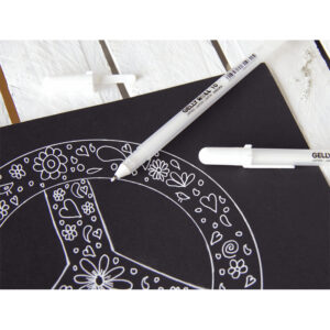 Sakura penna a gel bianca – Gelly Roll per calligrafia e illustrazione - 2