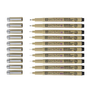 Sakura pennarello per calligrafia – Pigma Micron Liner nero professionale - 1