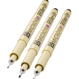 foto di Sakura pennarello per calligrafia – Pigma Micron Liner nero professionale