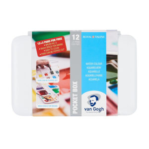 Set Acquerelli Van Gogh – 12 ½ godet +3 in omaggio – confezione in plastica – VAN GOGH - 1