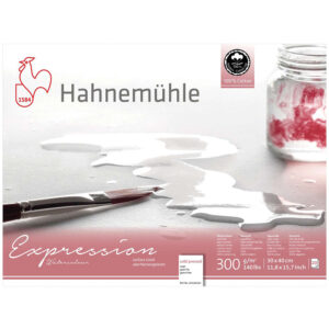 Blocco Expression Acquerello – Grana Fine 300 g/m² – HAHNEMÜHLE