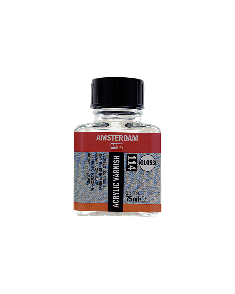foto di Vernice Finale Lucida 114 - per colori acrilici 75 ml - AMSTERDAM