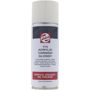 foto di Vernice Finale Lucida Spray 114 - per colori acrilici - TALENS