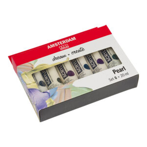 Acrilico Amsterdam Set Perlati – 6 x 20 ml – AMSTERDAM - 4