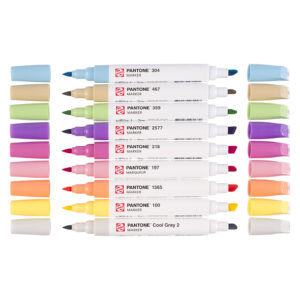 Pantone marker Set 9 colori pastello – Talens