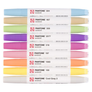 foto di Pantone marker Set 9 colori pastello