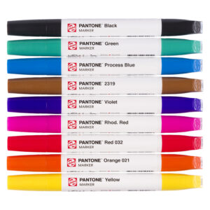 foto di Pantone marker Set 9 colori primari - Talens