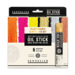 Set fluorescente e metallico - Oil Stick da 38 ml - SENNELIER