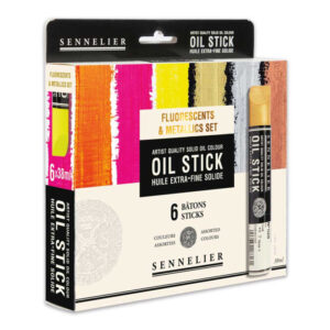 Set fluorescente e metallico – Oil Stick da 38 ml – SENNELIER