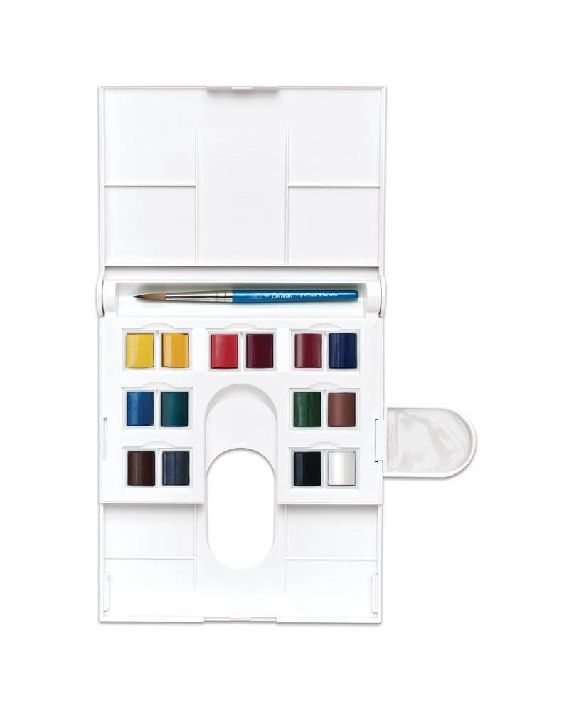 foto di Set Acquerelli e Pennello Cotman Compact – Winsor & Newton
