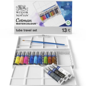 Travel Set Acquerelli Winsor e Newton – Cotman 12 tubetti da 8ml + Pennello - 4