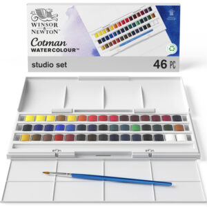 Acquerelli Cotman Winsor & Newton – Set Studio 45 mezzi godets - 4