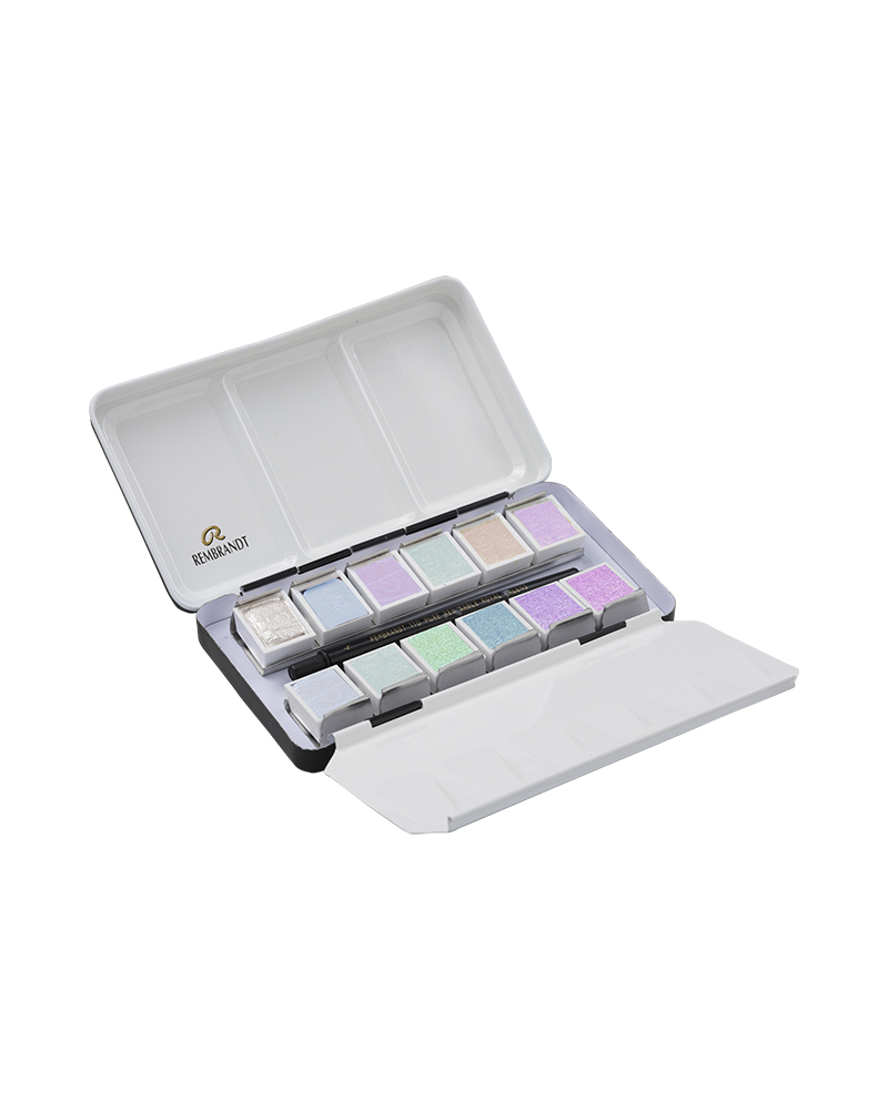Set di Acquerelli Rembrandt – Confezione Special Effects con 12 Mezzi Godet - 4