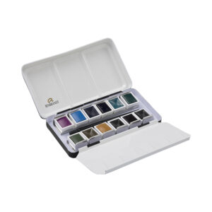 Set Acquerelli Rembrandt Granulati- Colori ad Acquerello Extrafine 12 Mezzi Godet - 1