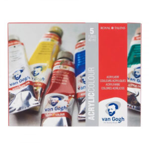 Colori acrilici Talens Van Gogh – Set di 5 tubi acrilici 40ml - 4