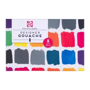 Set Colori Tempera Talens Gouache Extra Fine, 8 tubetti da 20ml - 1