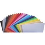 Fabriano Fogli di Cellulosa – Cartoncino Colorato ELLE ERRE Liscio/Ruvido 220gr