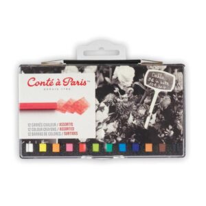 Set Pastelli Contè – Carrè 12 Colori Assortiti - 1