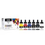Inchiostro Acrilico Liquitex - Set da Sei Acrilici Liquidi Ink Colori Essenziali