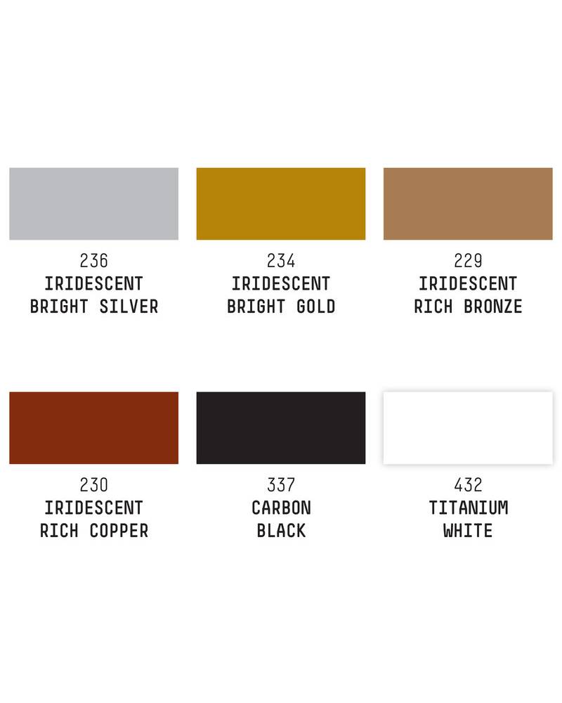 Inchiostro Acrilico Liquitex – Set da Sei Acrilici Liquidi Ink Colori Metallici - 3