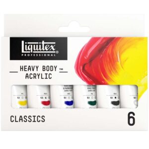 FOTO DI Set Colori Acrilici Liquitex Heavy Body 6x22ml