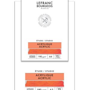 Lefranc Carta per Acrilico – Blocco Studio Acrilico di Qualità Superiore - 1