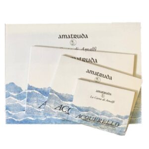 foto di Blocco Amatruda Carta per Acquerello, Grana Liscia 340gr - Eccellenza Artigianale per Artisti