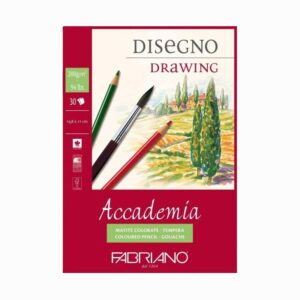 foto di Fabriano Blocco da Disegno Accademia, Grana Naturale, 30 Fogli, 200gr