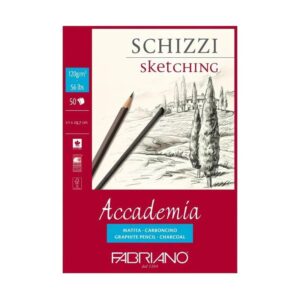 foto di Blocco Schizzi Fabriano Accademia, Grana Naturale, 50 fogli, 120gr
