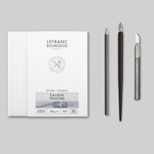 Blocco Carta Lefranc Studio Lucido – Ideale per Ricalco e Disegno Tecnico - 5