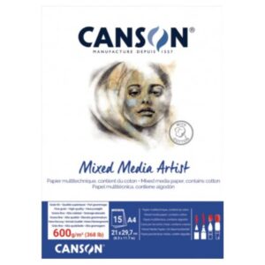 foto di Canson Blocco da Disegno Mixed Media Artist, 600 gr