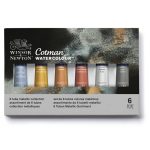 Cotman Acquerelli in Tubetto - Set Metallici da 6 Pezzi