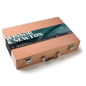 foto di Cassetta in Legno Colori a Olio Winton Winsor & Newton, 8 Tubetti da 37 ml