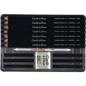 Kit da Disegno – Set Schizzo Pierre Noire Conté à Paris, 15 Pezzi - 1